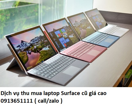 Dịch vụ thu mua laptop Surface cũ giá cao